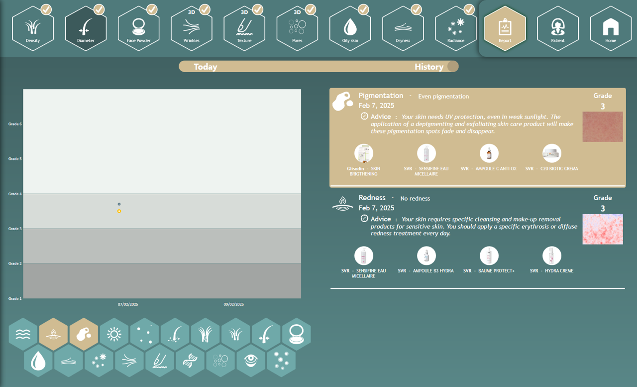 History Progress Tracking with DPSkin Large
